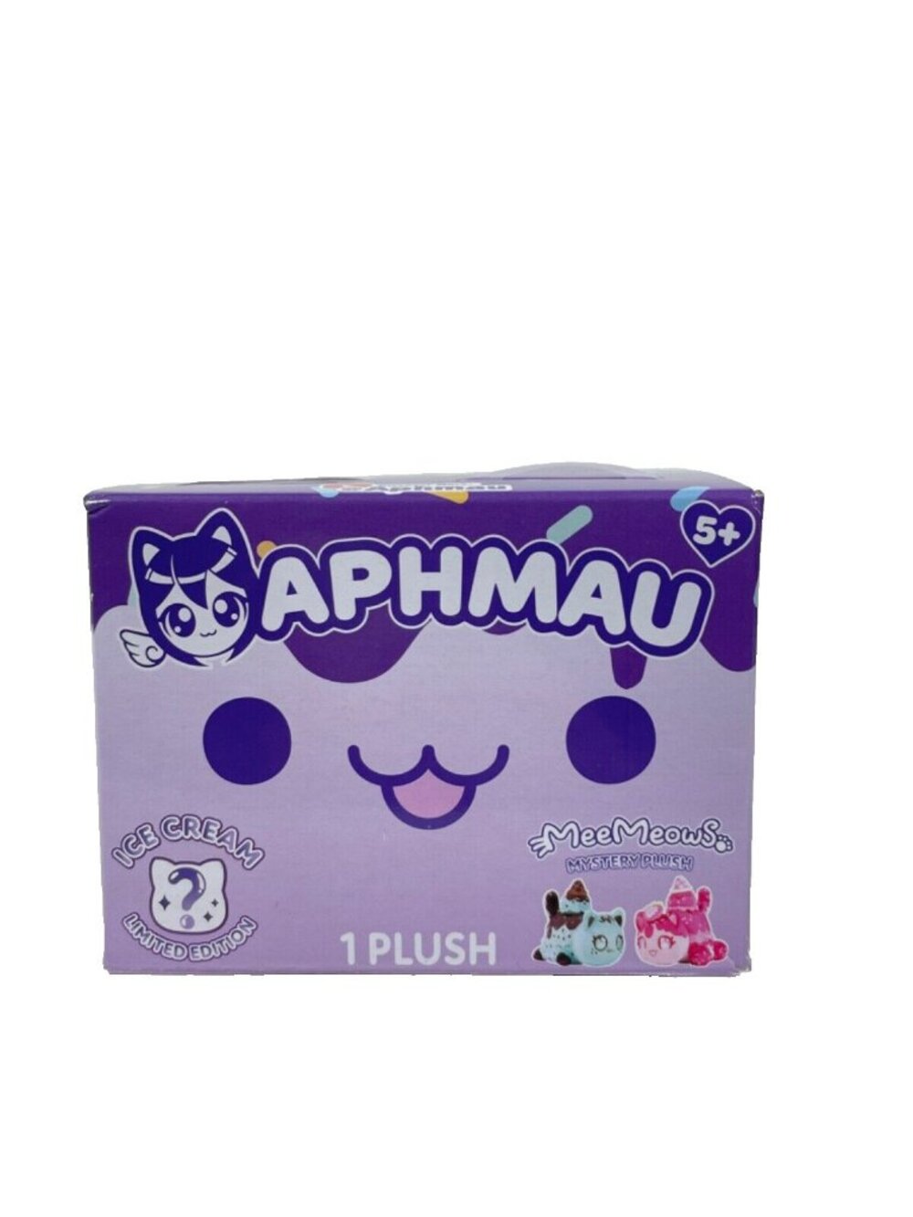 Aphmau MeeMeows 6" NEAPOLITAN Ice Cream Cat Plush - Picture 9 of 16
